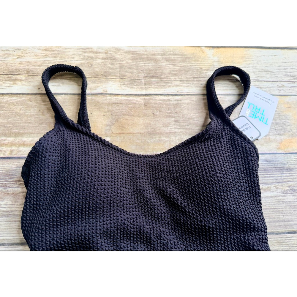 NWT BLACK 1 PIECE SWIMSUIT - Picture 4 of 11